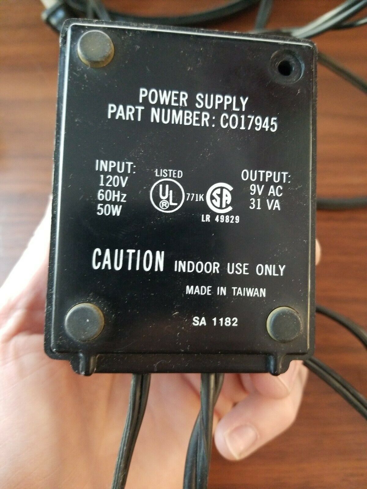 Atari original marque courant alternatif adaptateur pour 400/800/810/1200xl Part # CO17945 Brand: Atari Output Volta Atari original marque courant alternatif adaptateur pour 400/800/810/1200xl Part # CO17945 Brand: Atari Output Volta